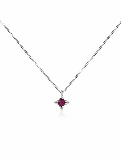Collana Cianfrone Gioielli Donna in Oro Rubino 0.27 Ct COOR-24-198 - COOR-24-198